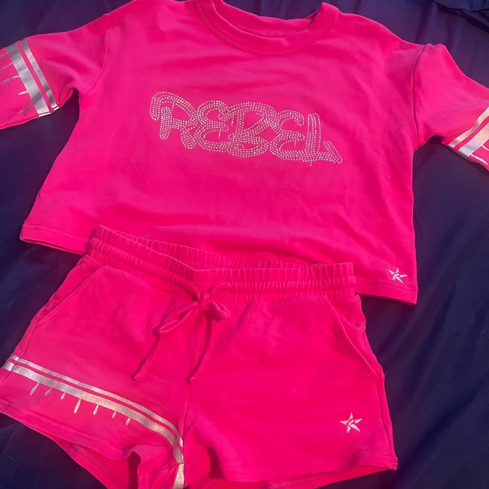 Rebel cheer bought in Atlanta at Cheersport my daughter only wore it one time